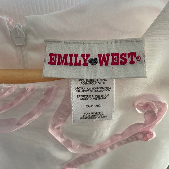 Flower Girl, Party, Princess, Halloween Dress Size 8 White Pink Floral Sash - Picture 12 of 16